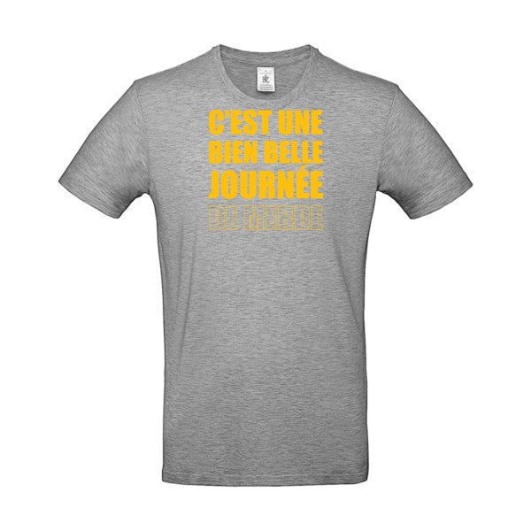 Journée de m...Flex jaune or- T-shirt E190|Sport Grey||5XL