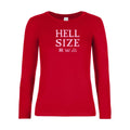t-shirt lsl femme HELL-SIZE- Red flex Rose