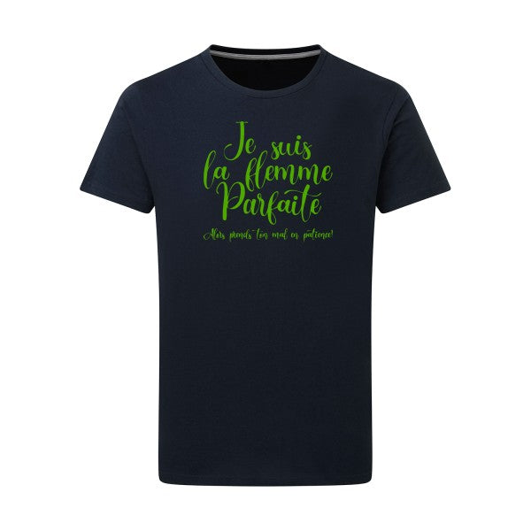 La flemme parfaite - Flex Vert pomme Tshirt original Navy  5XL