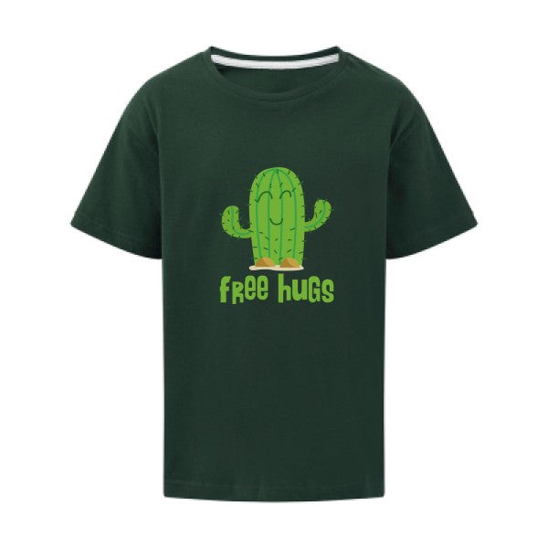 FreeHugs SG - Kids T-shirt enfant Bottle Green Taille 152 (11-12/2XL)