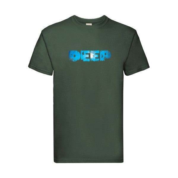 deep Fruit of the loom 205 g/m² T-shirt/ bottle green