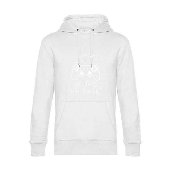 J-arrive.- Sweat à capuche original White - RueDuTeeshirt