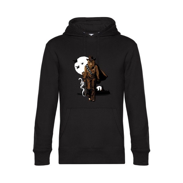 Space-Cow-Boy- Sweat à capuche original Black - RueDuTeeshirt