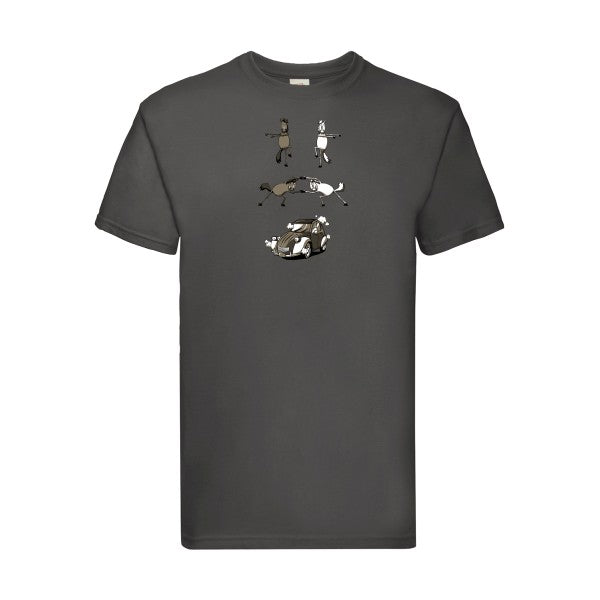 Fusion Fruit of the loom 205 g/m² T-shirt/ light graphite