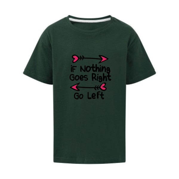 Go right  SG - Kids T-shirt enfant Bottle Green Taille 152 (11-12/2XL)