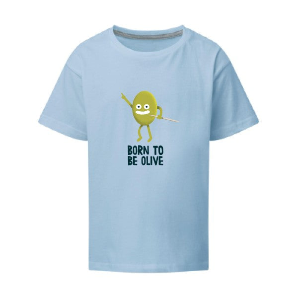 Born to be olive SG - Kids T-shirt enfant Sky Taille 152 (11-12/2XL)