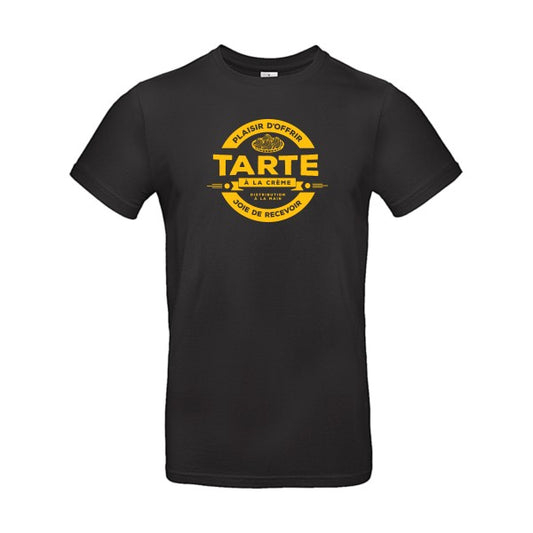 tarte à la crèmeFlex jaune or- T-shirt E190|Black||5XL