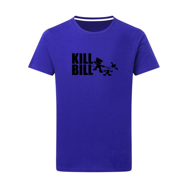 kill bill noir -Flex noir sur T-shirt SG  Royal Blue  5XL