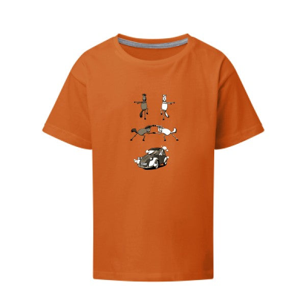 Fusion SG - Kids T-shirt enfant Orange Taille 152 (11-12/2XL)