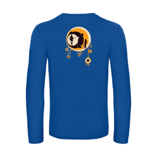 70-s-t-shirt-manches-longues-original-humour -Royal Blue