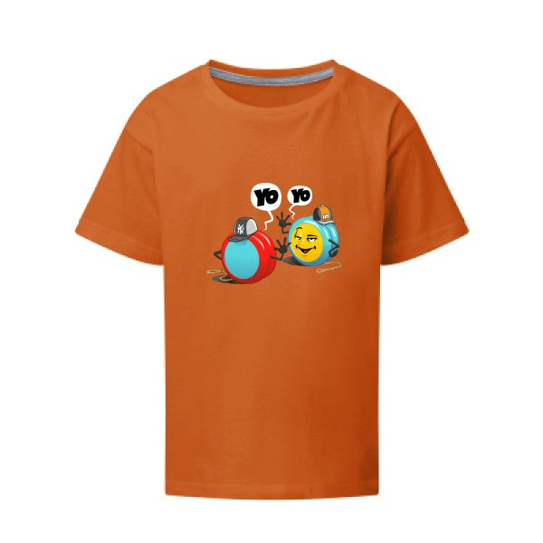 Yo Yo SG - Kids T-shirt enfant Orange Taille 152 (11-12/2XL)