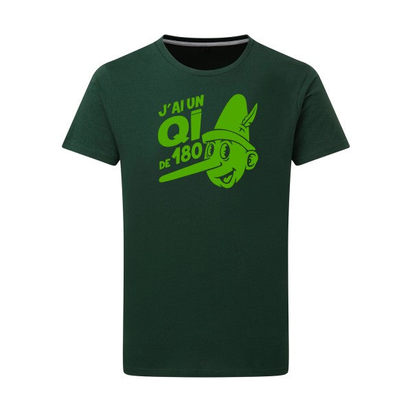 Quotient intellectuel - Flex Vert pomme Tshirt original Bottle Green  2XL