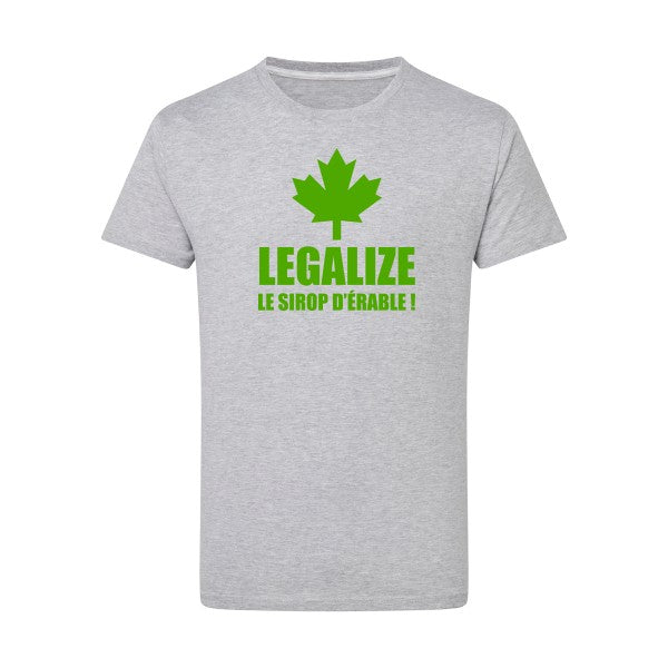 Legalize le sirop d'érable vert pomme -Flex vert pomme sur T-shirt SG  Light Oxford  5XL