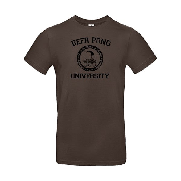 Beer PongFlex noir - E190 T-shirt|Brown||2XL