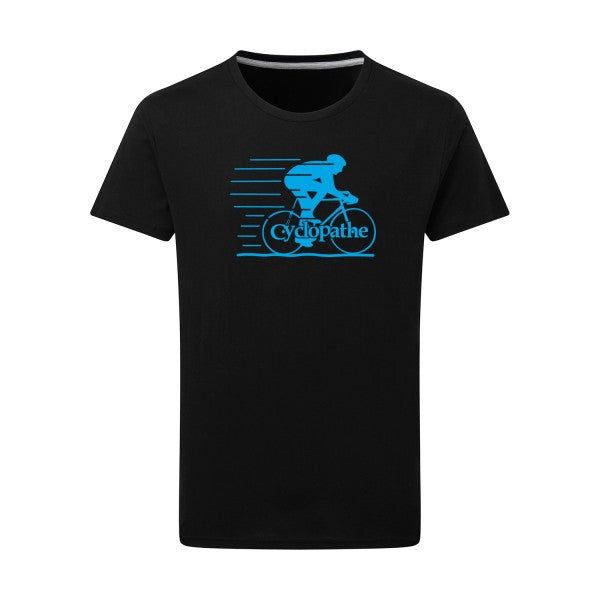 CYCLOPATHE ! - Flex bleu clair Tshirt original Dark Black  4XL