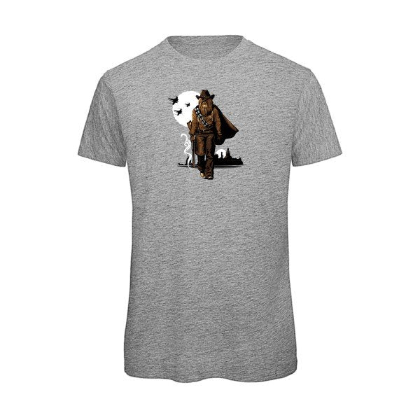 T-shirt humour original Space Cow Boy T Shirt couleur Sport Grey