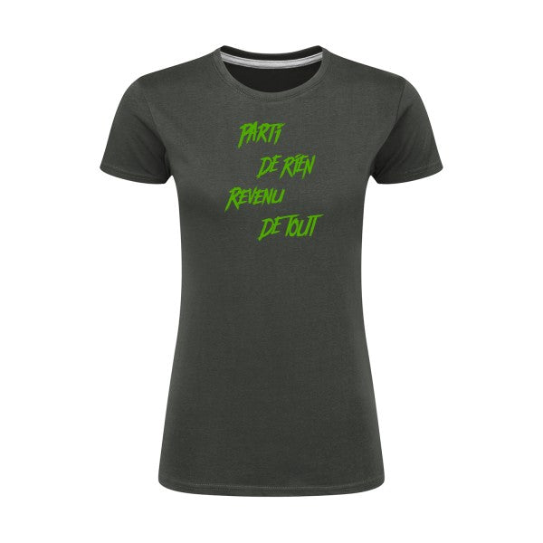 Parti de rien Vert pomme |T shirt original femme|SG