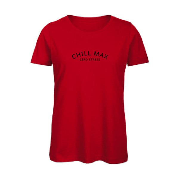 chill max-t-shirt Red flex Noir