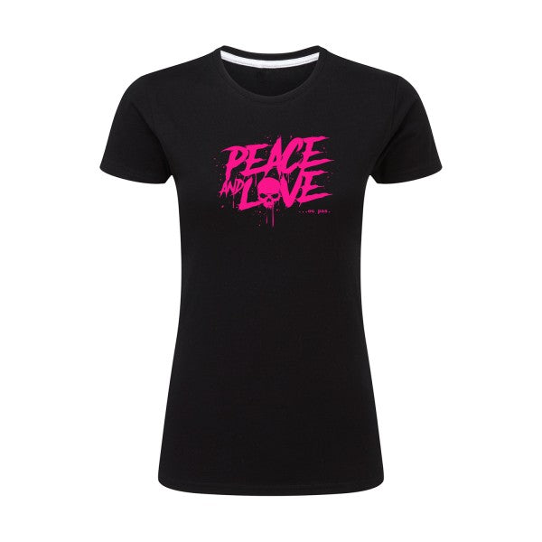 Peace or no peace  |Rose Fluo |T shirt original femme|SG