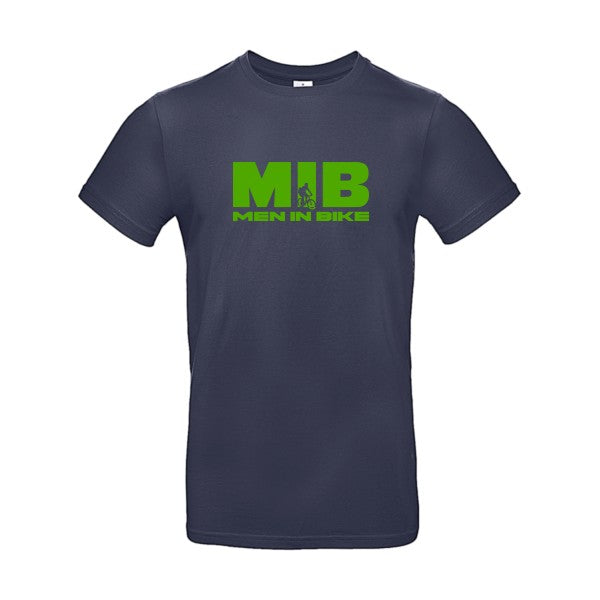 MEN IN BIKE Flex Vert pomme |E190 T-shirt|Navy Blue||2XL