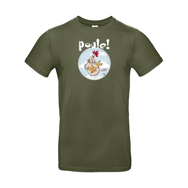 Poule-! - t-shirt original Urban Khaki