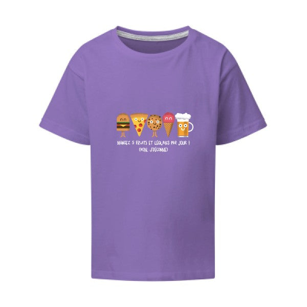 5 fruits et légumes SG - Kids T-shirt enfant Aster Purple Taille 152 (11-12/2XL)