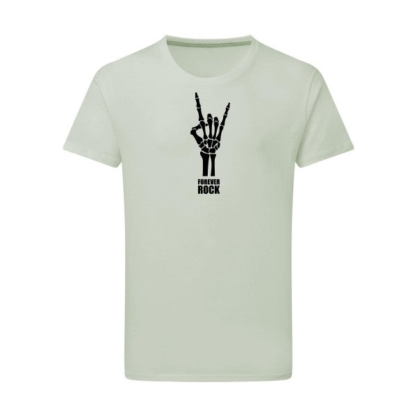 Forever Rock !!! - Flex noir Tshirt original Pastel Macchiato  2XL