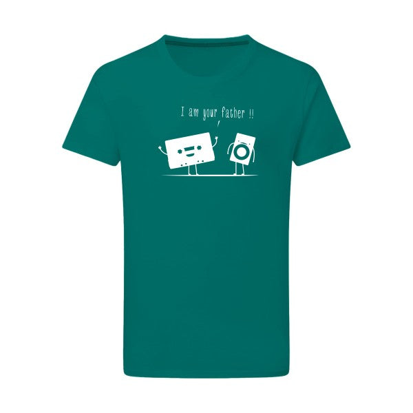 I m your father Blanc -Flex Blanc sur T-shirt SG  Emerald Green  2XL