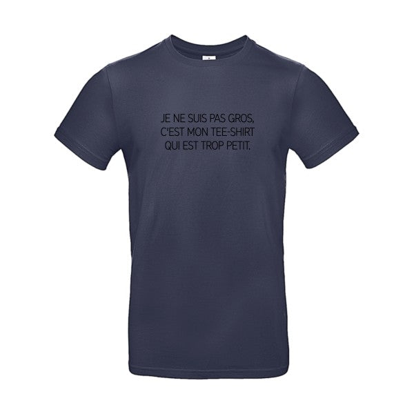 Je ne suis pas gros...Flex noir- T-shirt E190|Navy Blue||2XL