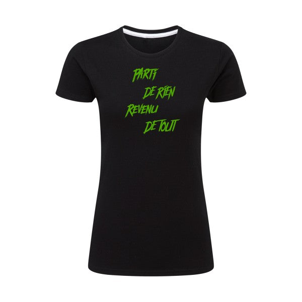 Parti de rien Vert pomme |T shirt original femme|SG