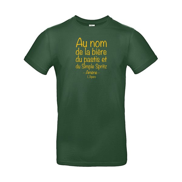 prière de l'apéroFlex jaune or - E190 T-shirt|Bottle Green||2XL