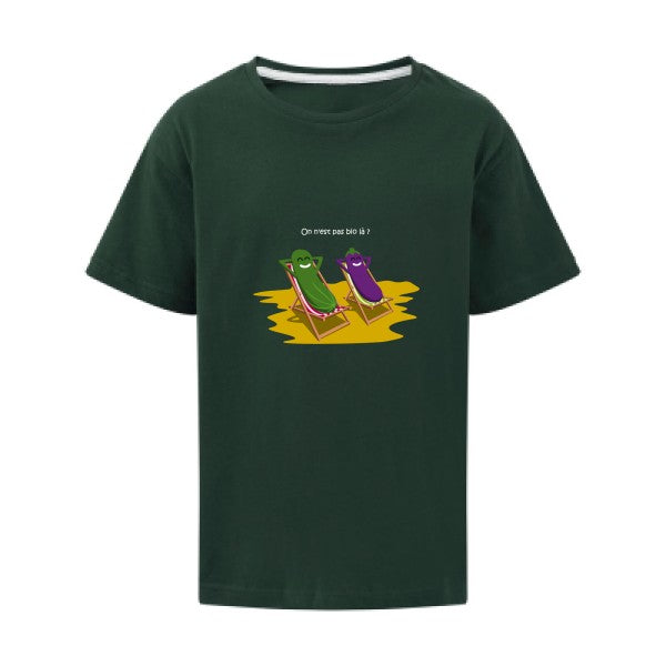 On n'est pas bio là ? SG - Kids T-shirt enfant Bottle Green Taille 152 (11-12/2XL)