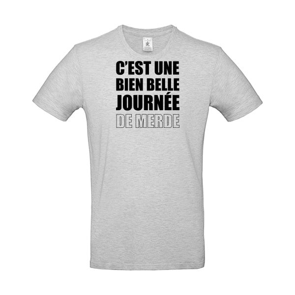 Journée de m...Flex noir- T-shirt E190|Ash||2XL