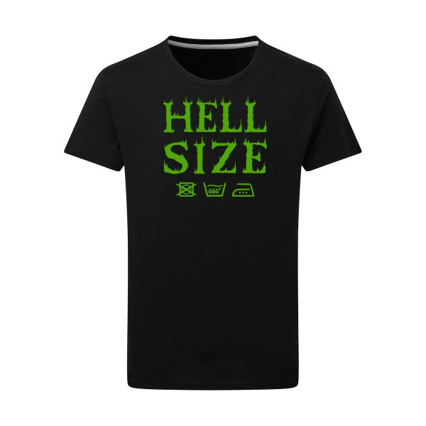 HELL SIZE ! - Flex Vert pomme Tshirt original Dark Black  4XL