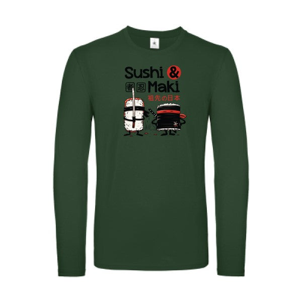 Sushi et Maki B&C - E150 LSL T-shirt manches longues léger