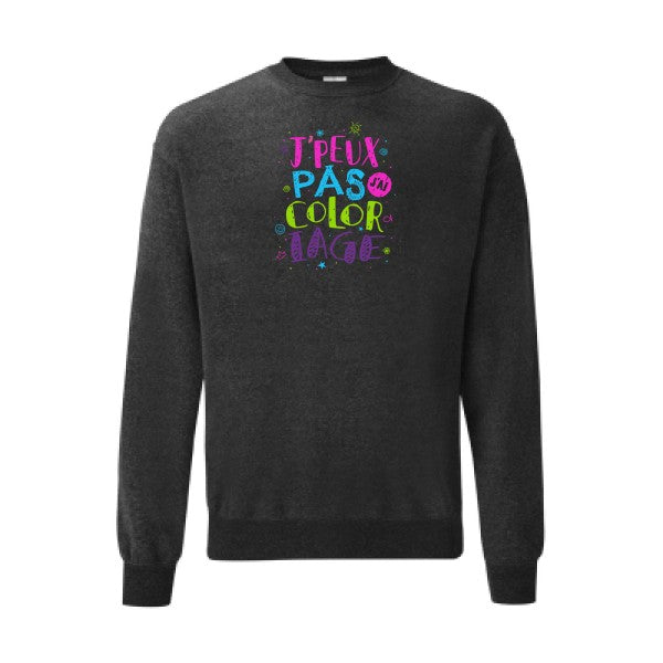 J'peux pas j'ai coloriage Fruit of the loom 280 g/m² Sweat shirt