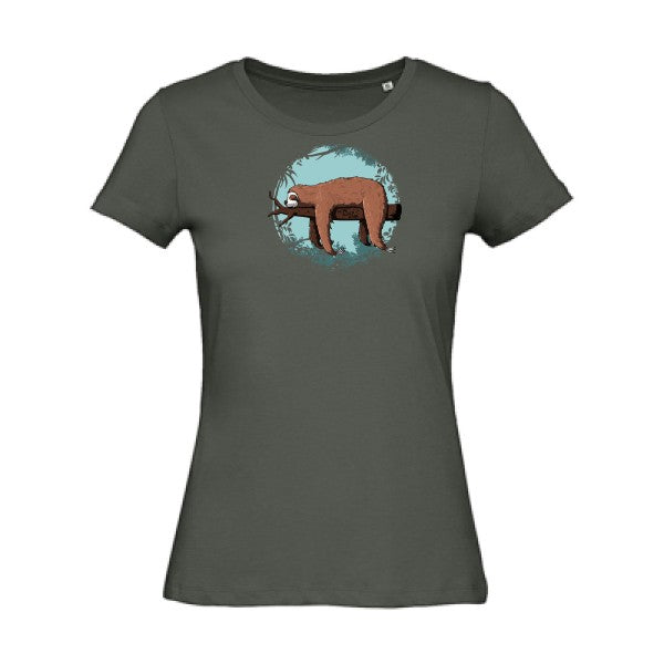 Home-sleep-home- - t-shirt original femme Millennial Khaki