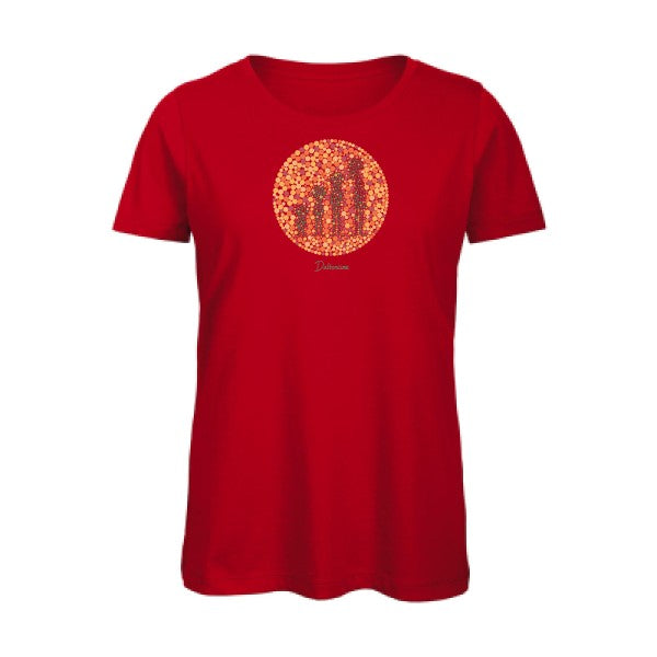 Daltonisme- T-shirt original - t-shirt original femme Red