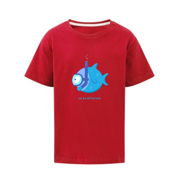 To be different SG - Kids T-shirt enfant Red Taille 152 (11-12/2XL)