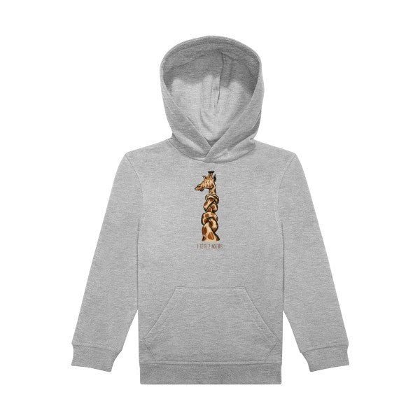 sweat capuche enfant Sports Grey 1-tete-2-noeuds