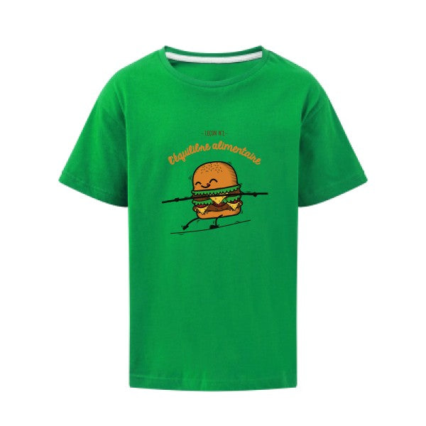 BURGER ADDICT SG - Kids T-shirt enfant Kelly Green Taille 140 (9-10/XL)