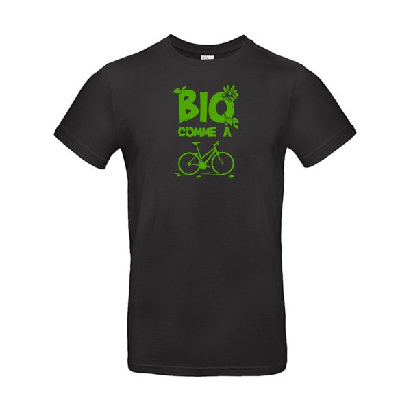 Bio comme un vélo flex Vert pomme B&C - E190 T-shirt|Black||5XL