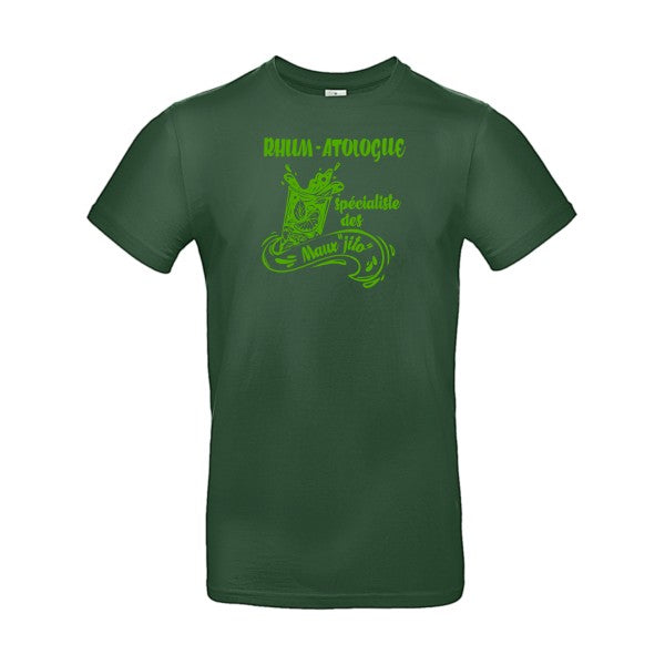 Rhum-atologue flex Vert pomme B&C - E190 T-shirt|Bottle Green||2XL