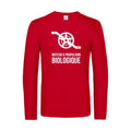 cyclisme & ecologie - t shirt- manches- longues- original- humour- Red impression Face