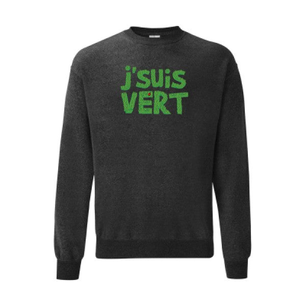 J'suis vert Fruit of the loom 280 g/m² Sweat shirt