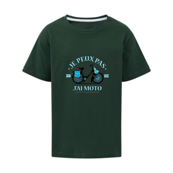 Je peux pas j'ai moto SG - Kids T-shirt enfant Bottle Green Taille 152 (11-12/2XL)