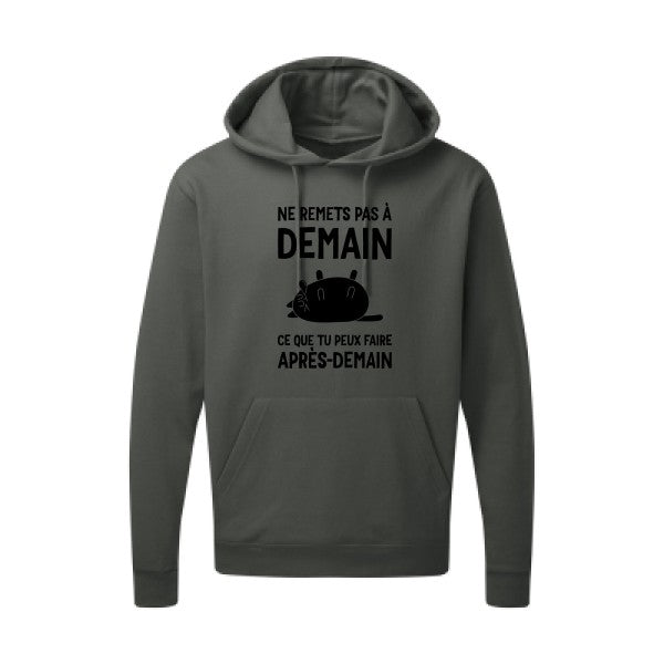 Ne remets pas à demain Noir SG - Hooded Sweatshirt Sweat capuche