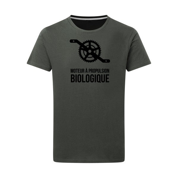 Cyclisme & écologie noir -Flex noir sur T-shirt SG  Charcoal  5XL