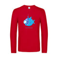 to-be-different-t-shirt-manches-longues-original-humour -Red