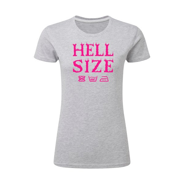 HELL SIZE ! Rose Fluo |T shirt original femme|SG